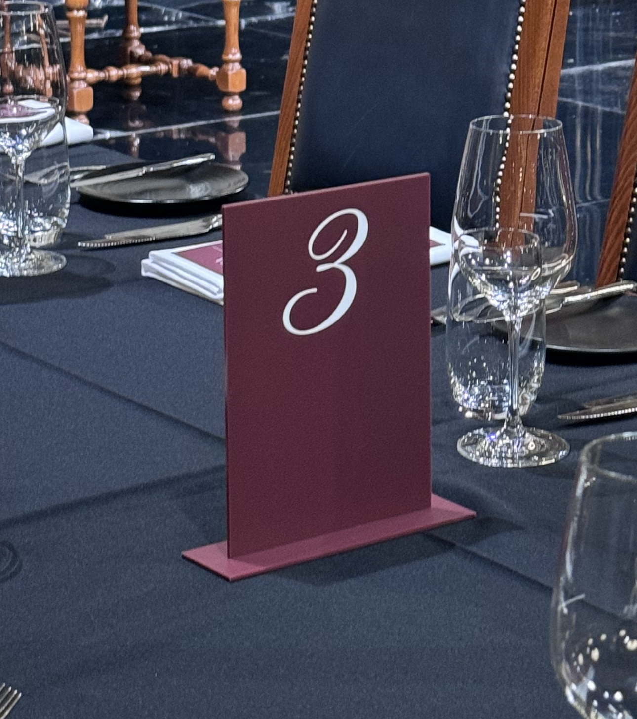 Premium Table Number Design