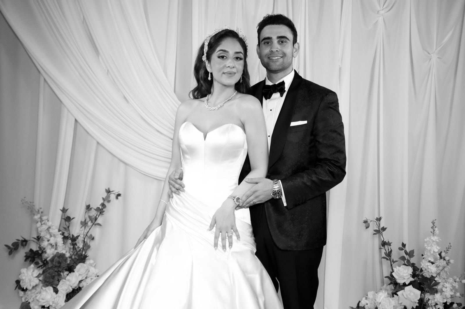 Melbourne photo booth backdrop option - Draping $500 Extra