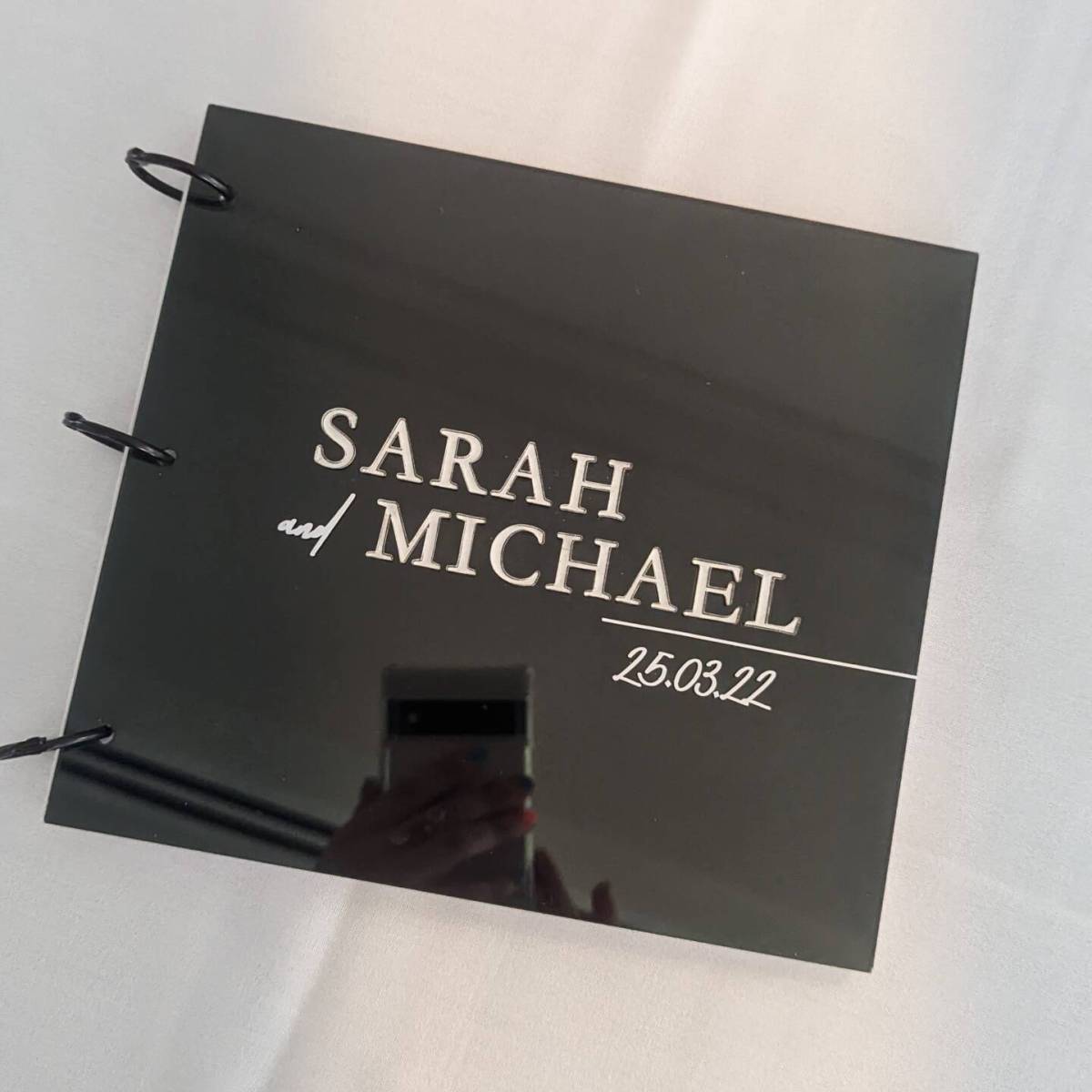 Gold Acrylic Guestbook