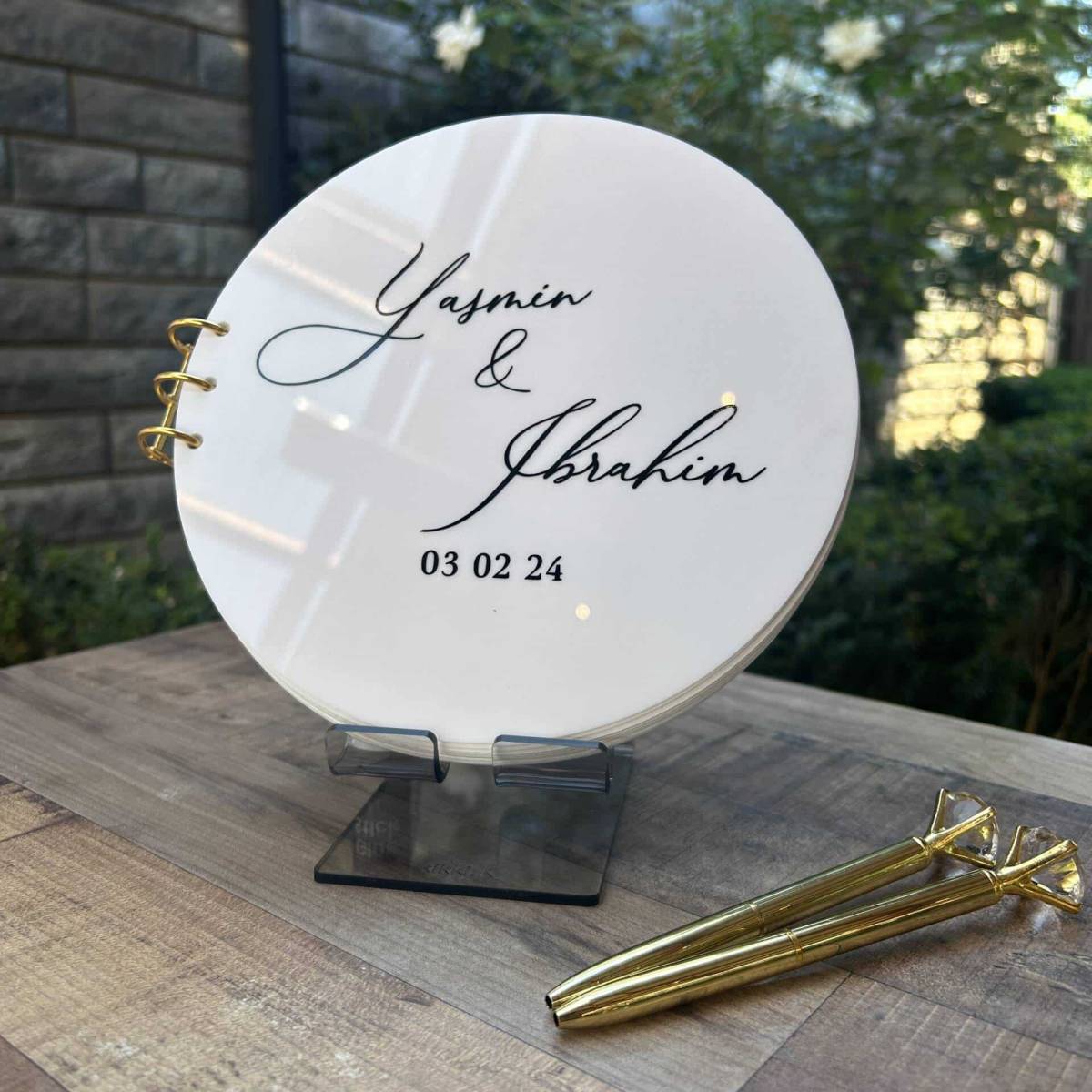 Premium Mirror Guestbook