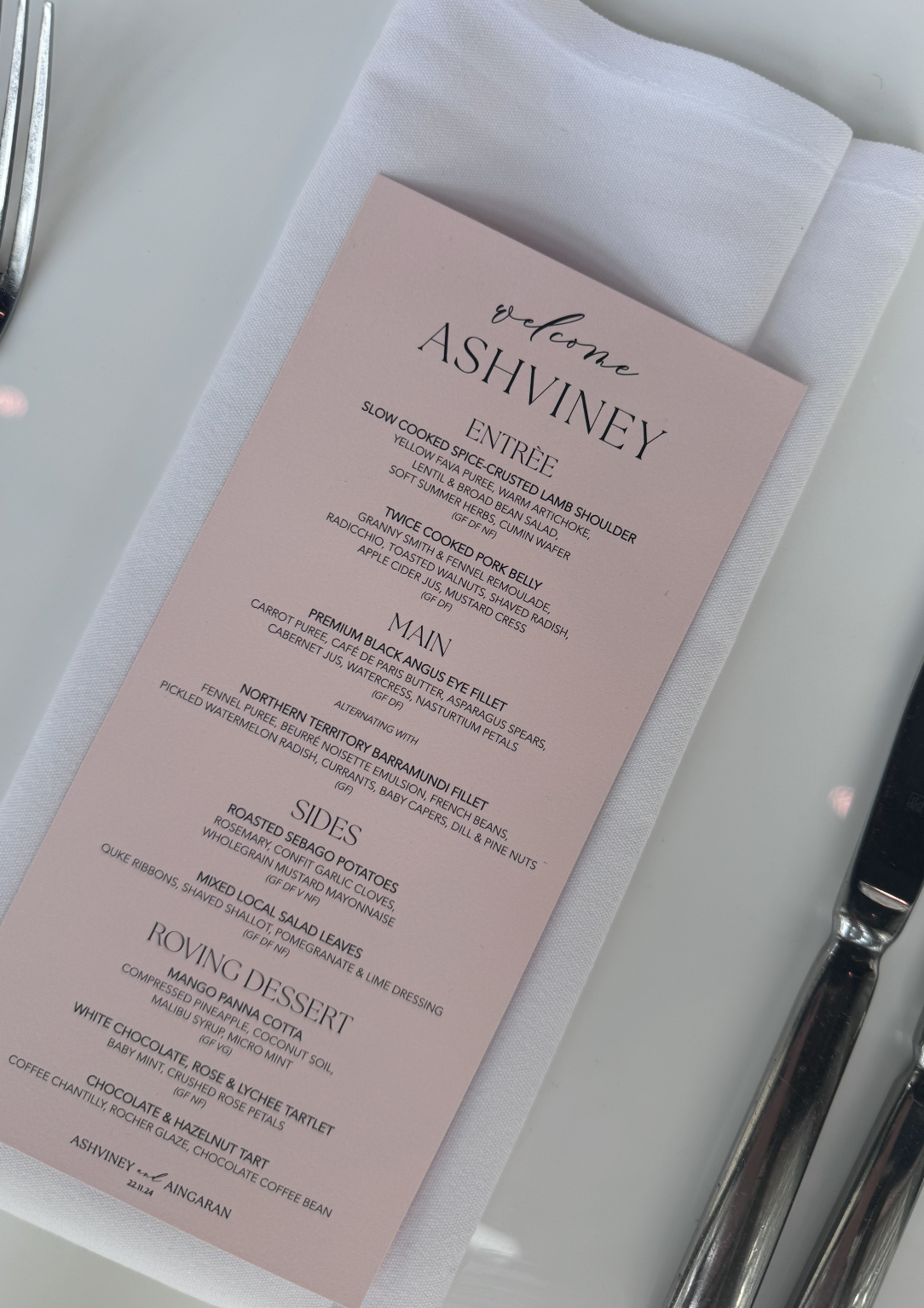 Premium Menu Design