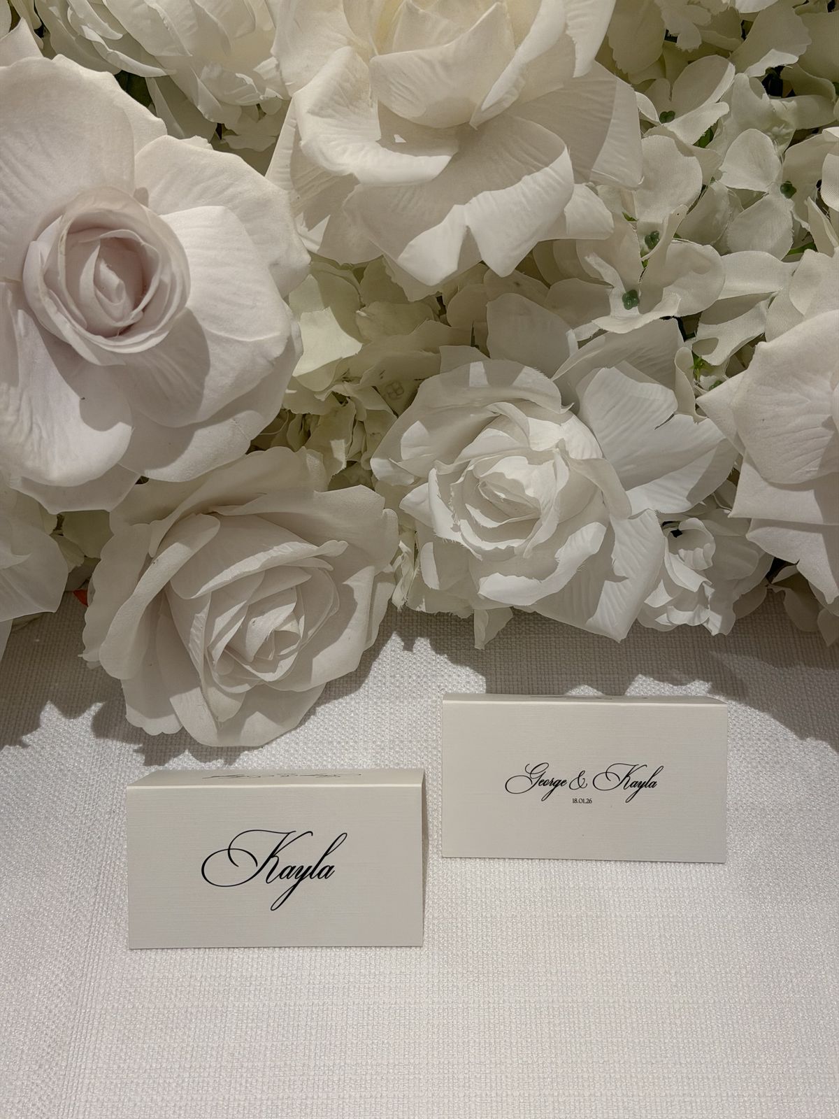Custom wedding name card 2