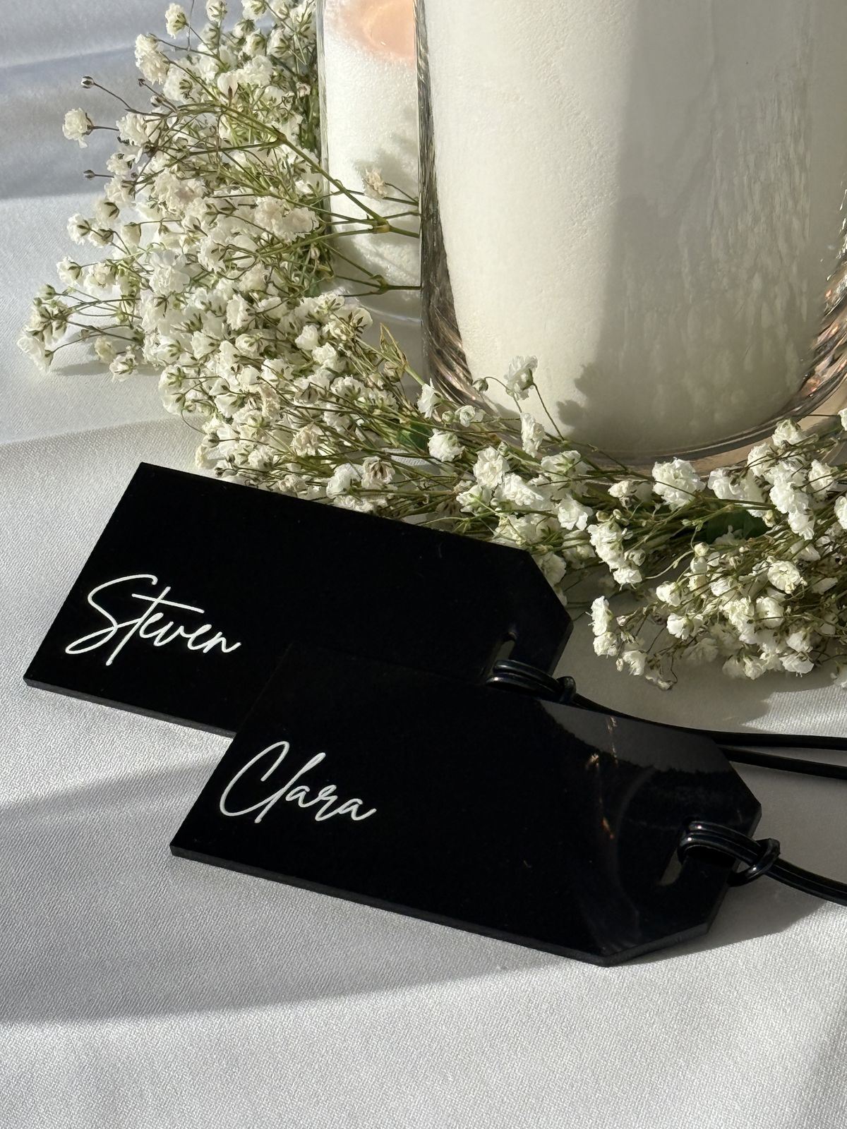 Custom wedding name card 3