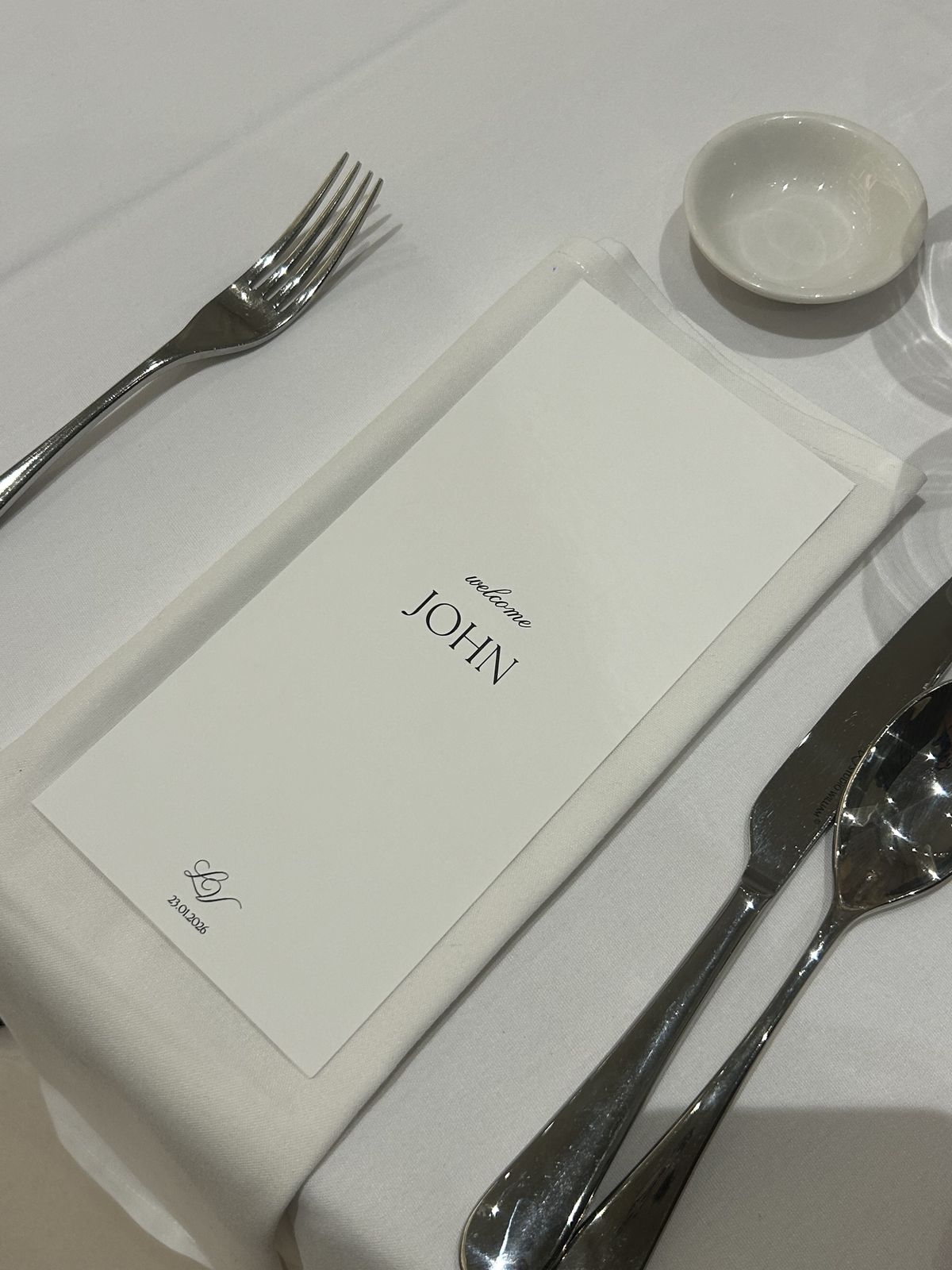 Custom wedding name card 4